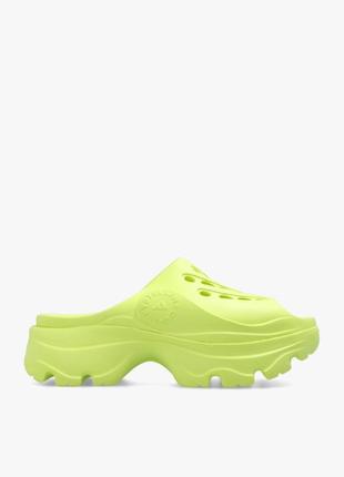 Adidas x stella mccartney слайди платформа неонові