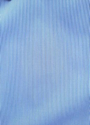 Тенниска в бело-голубую полоску h&m slim fit xl l хлопок7 фото