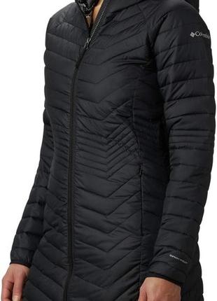 Жіночий подовжений пуховик columbia omni-heat powder code