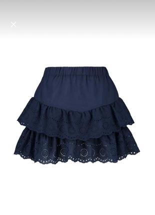 Юбка мини синяя10 фото