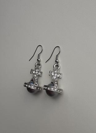 Красивые серьги бижутерия