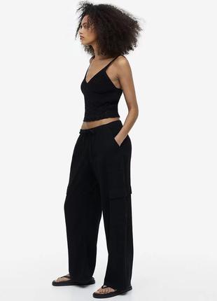 Брюки карго h&m <unk> палаццо <unk> широкие
