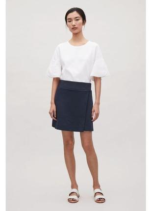 Красивая мини юбка с трикотажа