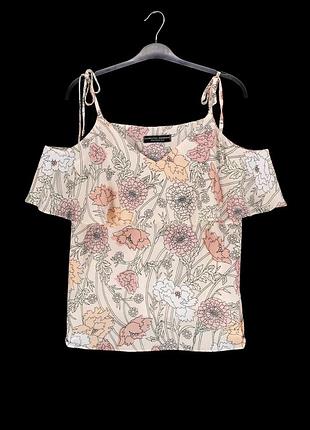Блузка "dorothy perkins" с нежным цветочным принтом, uk12/eur40.
