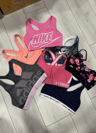 Набор спортивных топов nike adidas under armour tommy hilfiger vs
