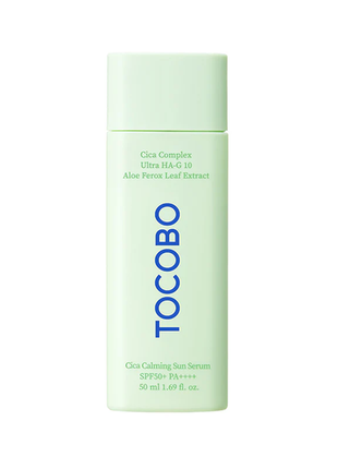 Сонцезахисний крем tocobo cica calming sun serum spf50+ pa++++ 50 мл