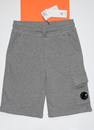 Оригинальные новые шорты c.p. company basic fleece cargo shorts cp итальялия