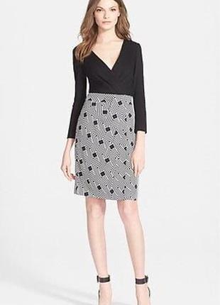 Сукня nwt diane von furstenberg gianna в геометричну смужку