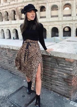 Леопардовая юбка отzara