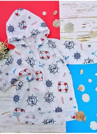 Муслиновая пляжная рубашка