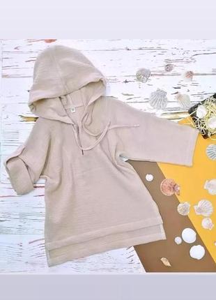 Муслиновая пляжная рубашка