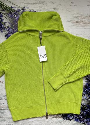 Оверсайз джемпер, кардиган, светр zara, розмір m 8