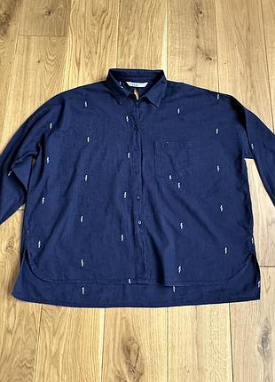 Сорочка оверсайз zara