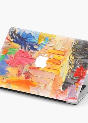 Чохол пластиковий для apple macbook pro 14.2 a2442 краска (paint) макбук про case hard cover