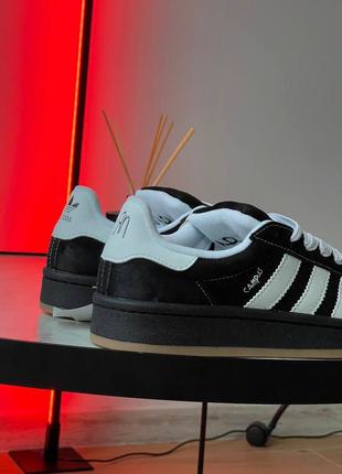 Кроссовки adidas campus x korn black white4 фото