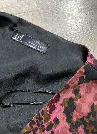 Сукня на запах плаття на довгий рукав zara, s3 фото
