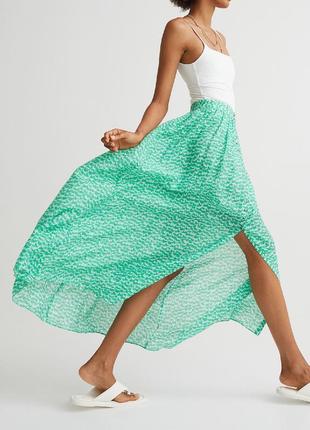 Легенька яскрава спідниця h&m