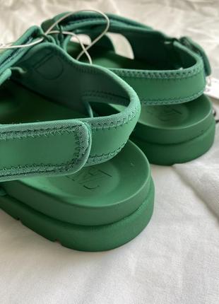 Зеленые сандалии босоножки zara8 фото