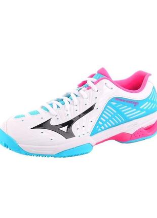 Женские кроссовки mizuno wave exceed 2 cc белый/черный/синий atoll (40.5) uk7 61gc1823-09 40.5