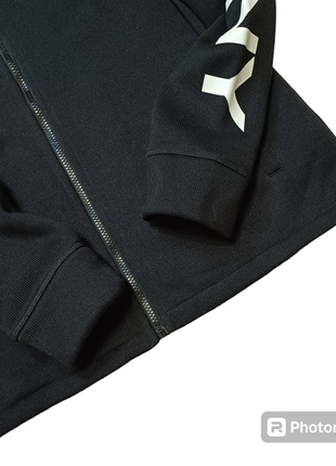 Кофта толстовка мужская черная нового состояния на флисе на длинной молнии размер м6 фото