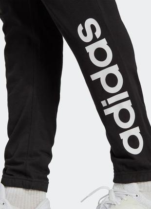 Спортивные штаны adidas essentials single jersey tapered elasticized cuff logo4 фото