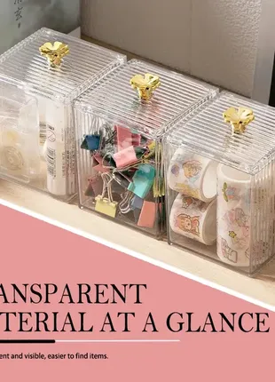 (232) коробка для зберігання ватних дисків для макіяжу для ватних паличок3 фото