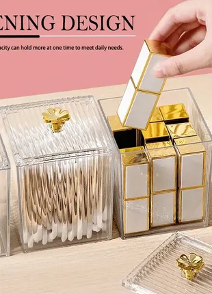 (232) коробка для зберігання ватних дисків для макіяжу для ватних паличок