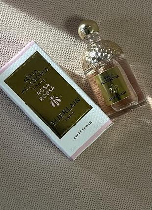 Aqua allegoria rosa rossa від guerlain 7.5 ml тревел версія