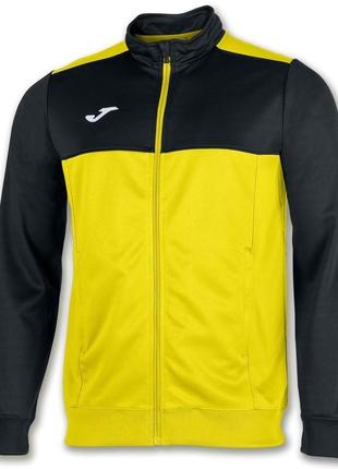 Мужская спортивная кофта joma jacket winner желтый,черный l 101008.901 l