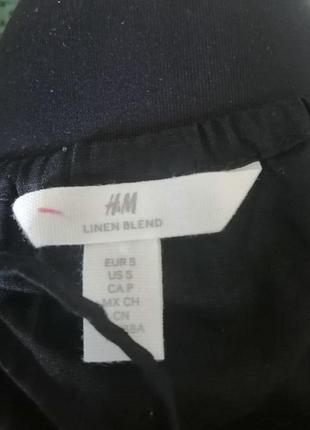 Льняная блуза блузка из льна h&amp;m 3
