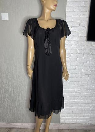 Шовкова сукня плаття шовк monsoon, xxl 52р
