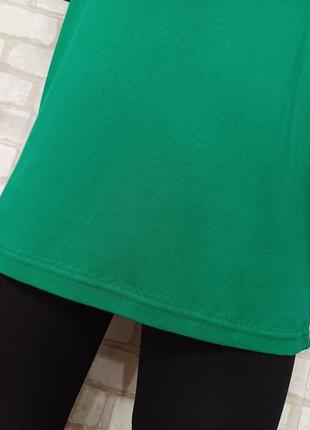Новая унисекс однотонная футболка со 100 % хлопка, в зеленом цвете, размеры с,м,л,хл,2хл6 фото