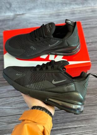 Мужские кроссовки nike air max 270 total black8 фото