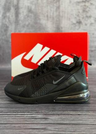 Мужские кроссовки nike air max 270 total black5 фото