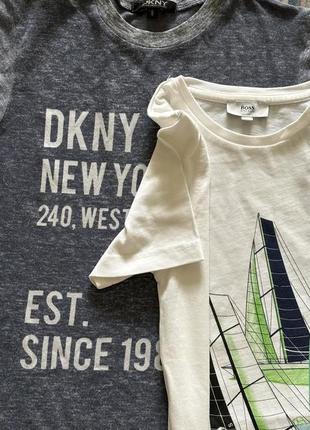 Футболки hugo boss dkny 7-8 лет1 фото