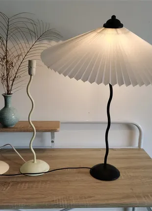 (273) настільна лампа ins ретро плісирована парасолька nordic середньовіччя
