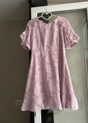 Сукня рожева лялькова платье