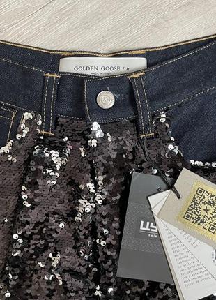 Нарядные фирменные джинсы golden goose. оригинал. новые.2 фото
