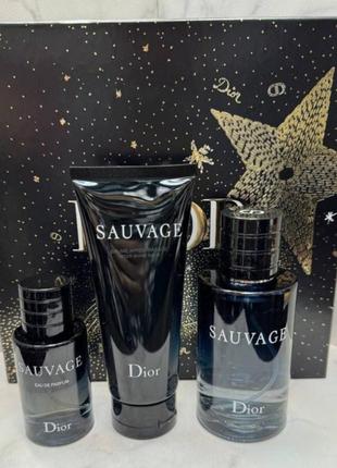 Парфюмерная вода dior sauvage набор