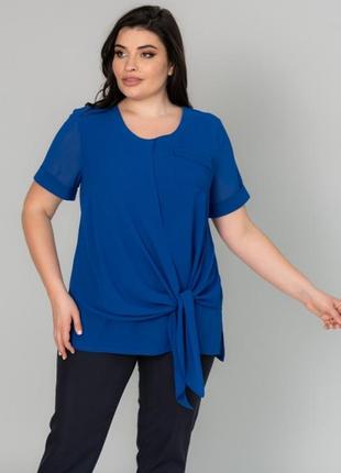 Туніка в комплекті з трикотажною майкою, блуза шифонова