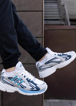 Мужские кроссовки adidas responce silver white blue6 фото