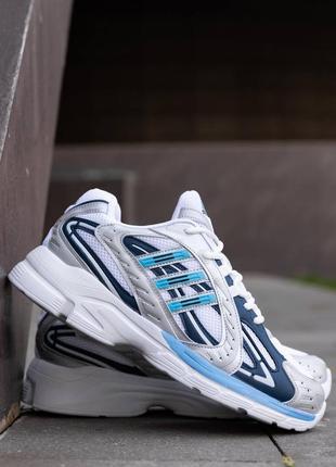 Мужские кроссовки adidas superstar responce silver shop blue3 фото