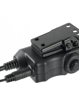 Ptt кнопка opsmen earmor m52 для радіо станції kenwood і baofeng3 фото