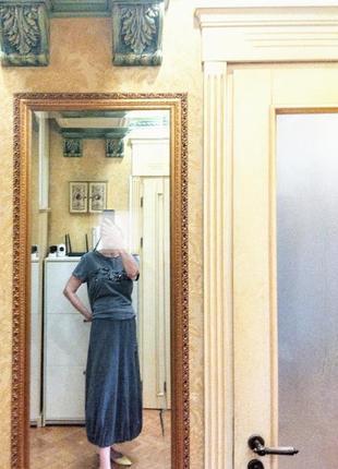 Oska rundholz бохо. стильная, красивая, крутая юбка карго. баллон. костюмка в ёлочку.7 фото