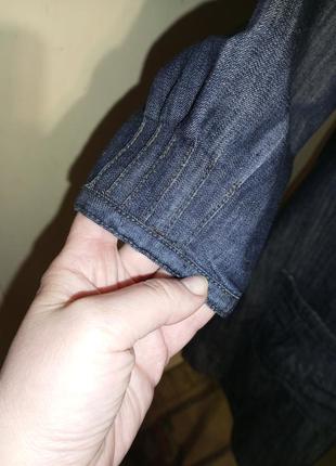 Джинсове плаття-сукня-туніка на гудзиках,з кишенями,бохо,fransa jeans6 фото