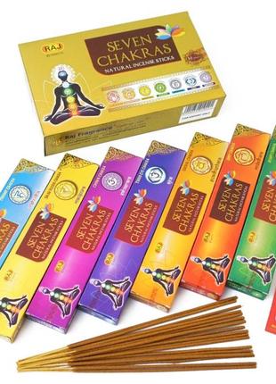 Raj seven chakras 7 пачек по 15 грамм семь чакр bm