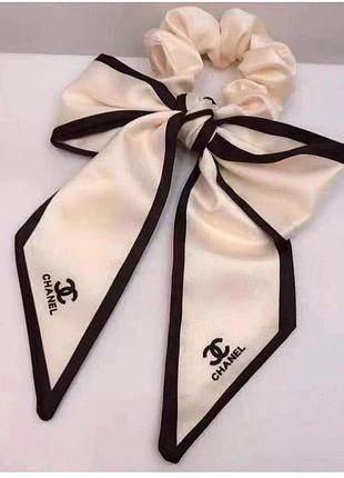 Резинка з бантиком chanel