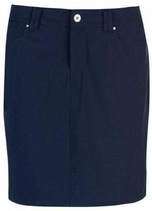 Новая синяя спортивная мини юбка с разрезом от slazenger standard fit s10 фото