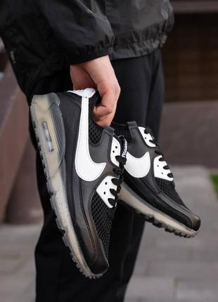 Чоловічі кросівки nike air max 90 terrascape black white4 фото