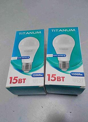 Лампочки б/у titanum a65 15w e27 4100k